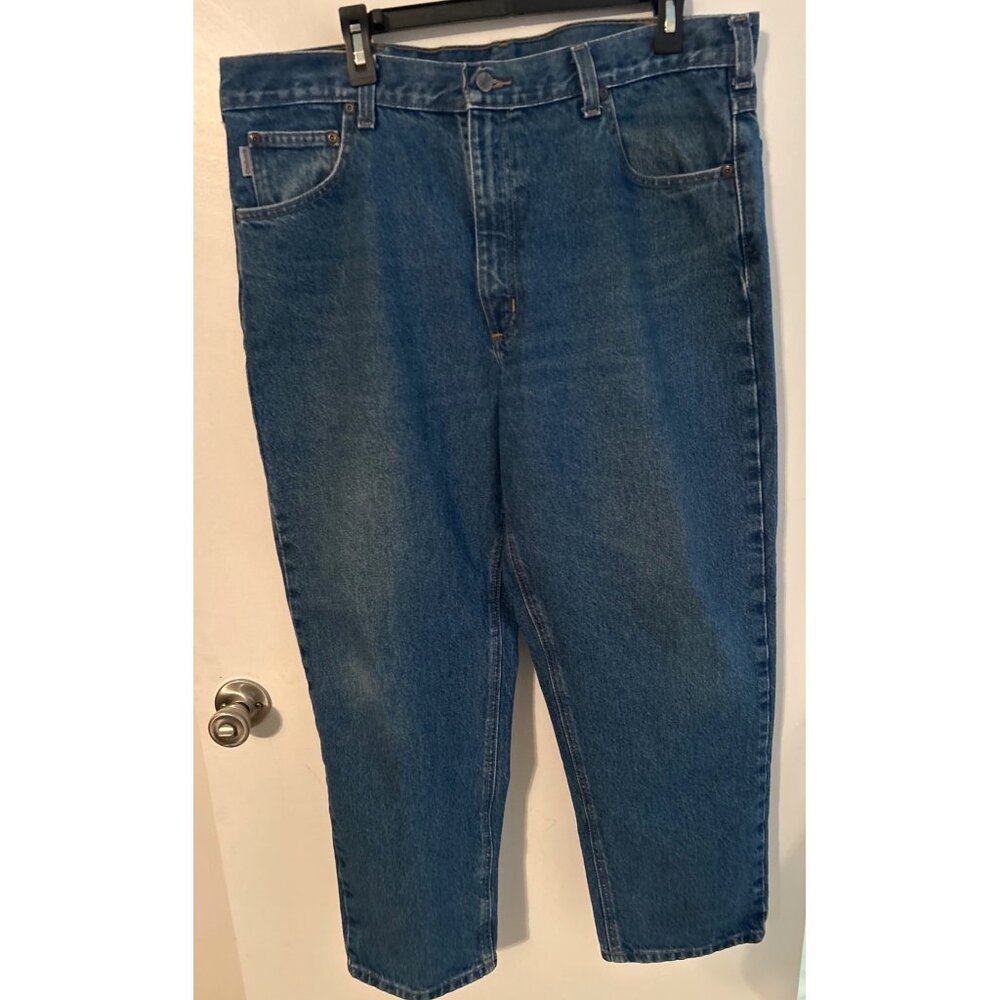 Men Carhartt Relaxed Fit Blue Denim Jeans size 40x28